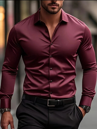 Cazel | Chemise élégante à manches longues avec boutons