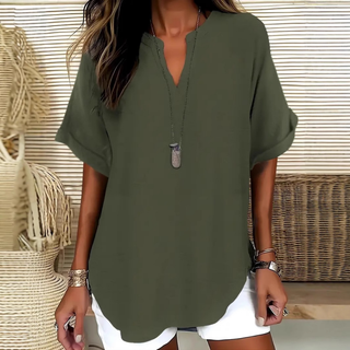 Louvine | Blouse fluide élégante au col