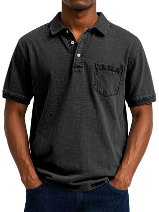 Louvine | Chemise Polo Vintage Décontractée pour Homme – Modèle 1