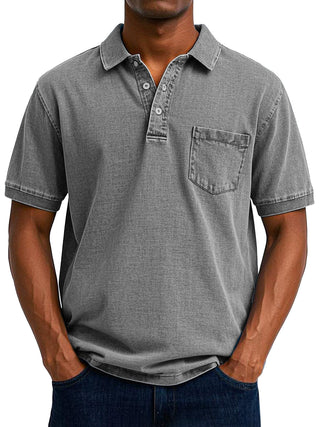 Louvine | Chemise Polo Vintage Décontractée pour Homme – Modèle 1