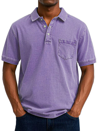 Louvine | Chemise Polo Vintage Décontractée pour Homme – Modèle 1