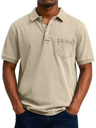 Louvine | Chemise Polo Vintage Décontractée pour Homme – Modèle 1
