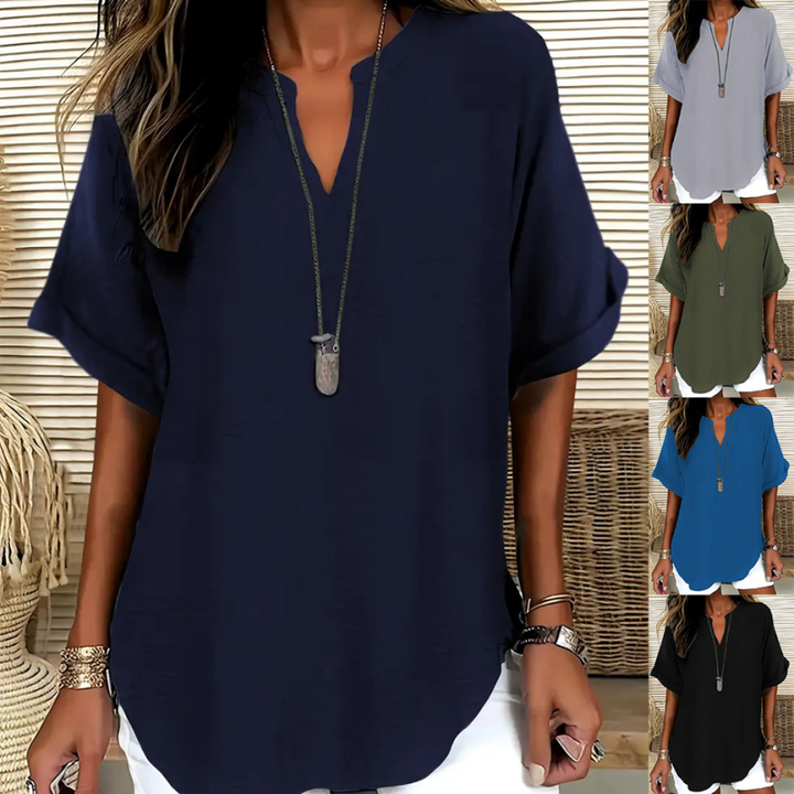 Louvine | Blouse fluide élégante au col