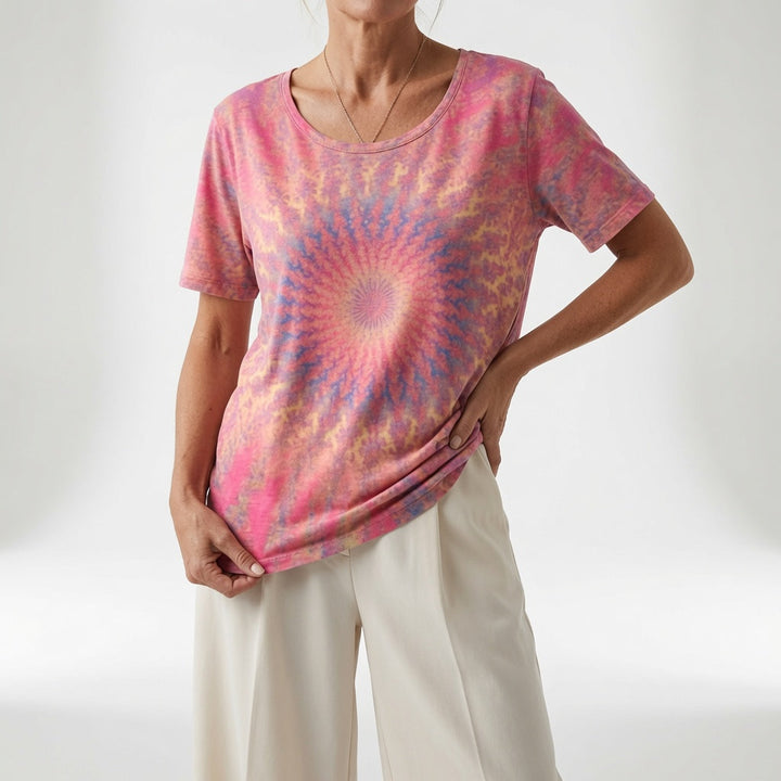 Louvine | T-shirt fluide imprimé artistique