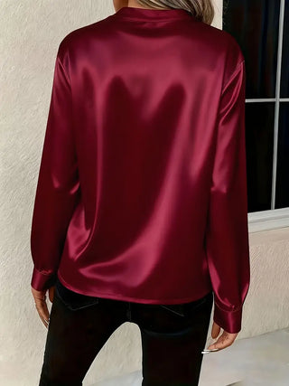 Louvine | Blouse satinée élégante intemporelle