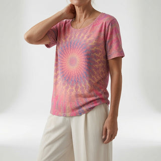 Louvine | T-shirt fluide imprimé artistique