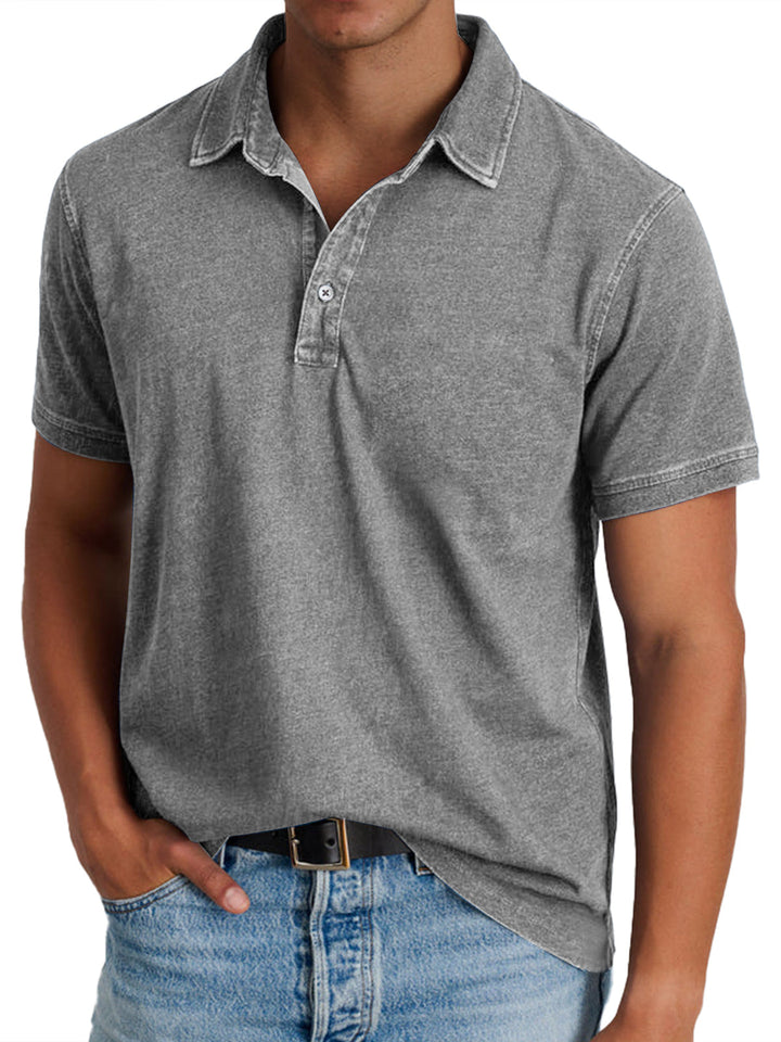 Louvine | Polo avec collier pour hommes – Modèle 1