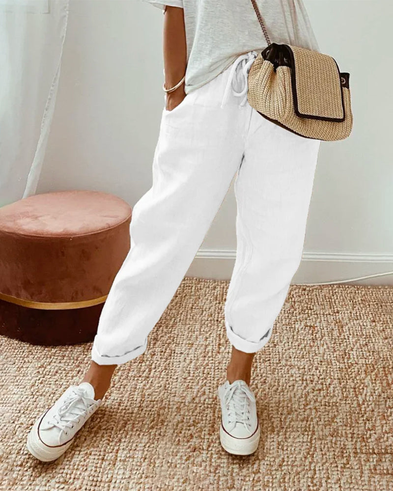 Louvine | Pantalon fluide en mélange