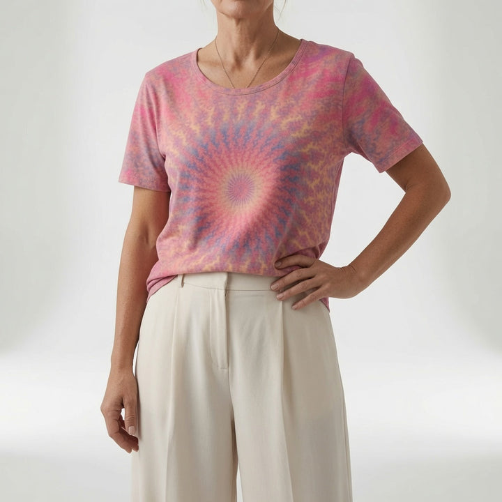 Louvine | T-shirt fluide imprimé artistique