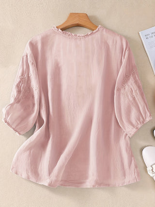Louvine | Blouse brodée élégante