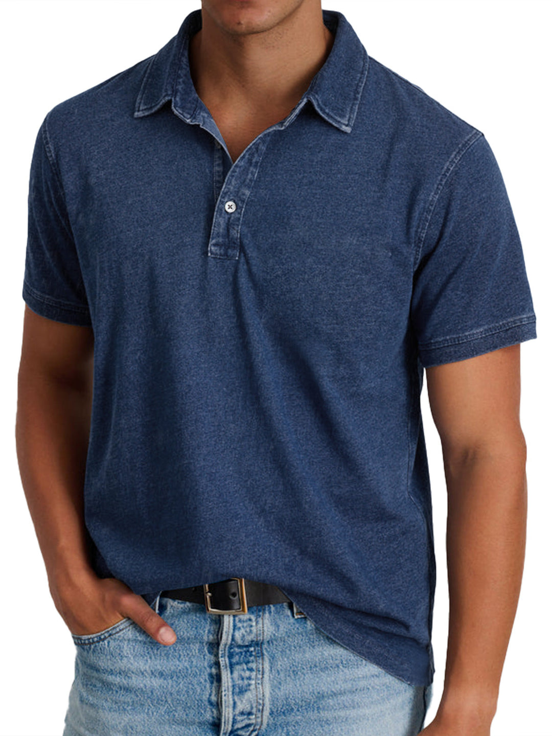 Louvine | Polo avec collier pour hommes – Modèle 1