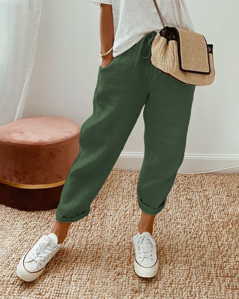 Louvine | Pantalon fluide en mélange