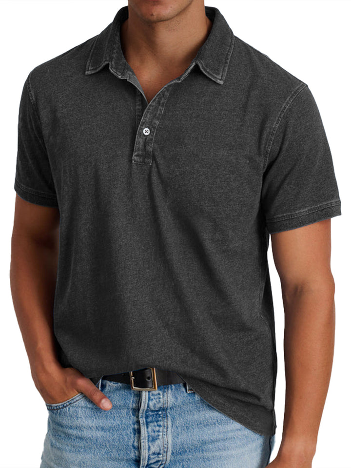 Louvine | Polo avec collier pour hommes – Modèle 1
