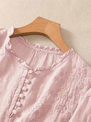 Louvine | Blouse brodée élégante