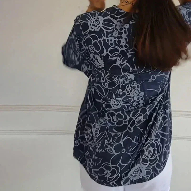 Louvine | Blouse élégante à imprimé