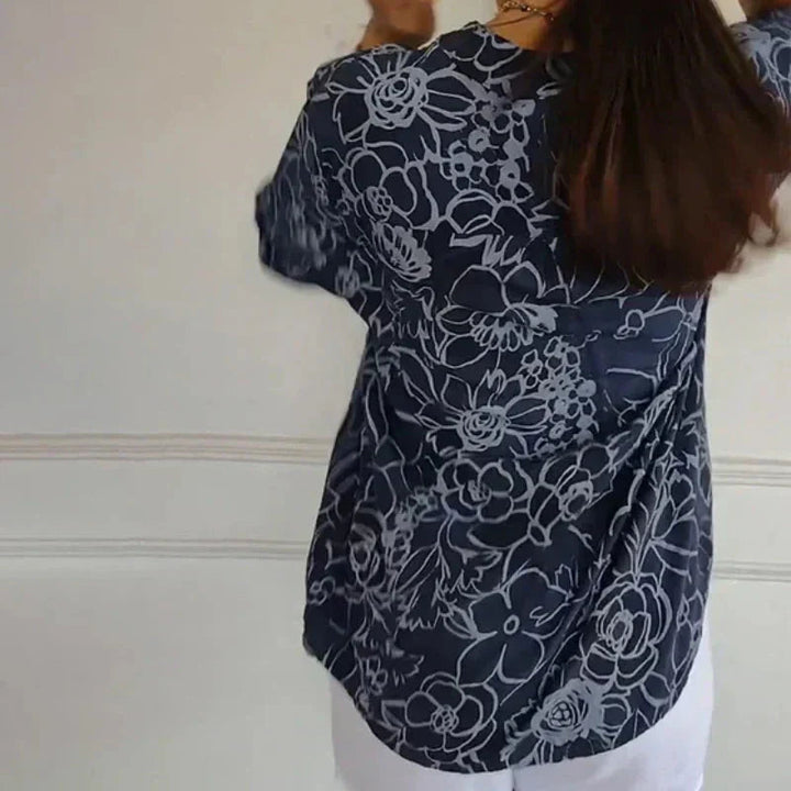 Louvine | Blouse élégante à imprimé