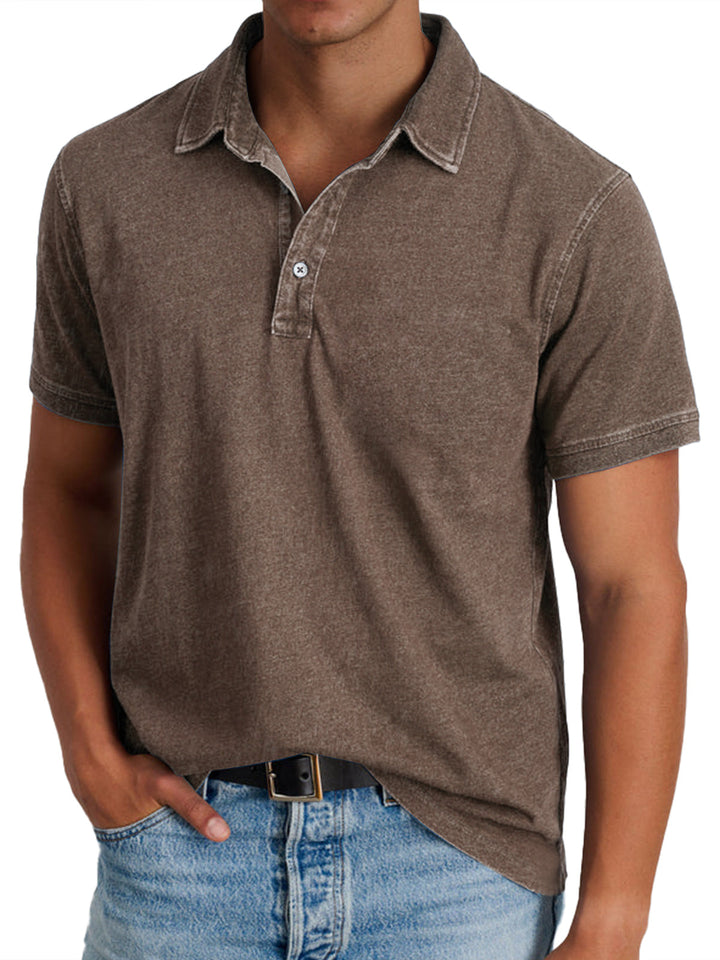 Louvine | Polo avec collier pour hommes – Modèle 1