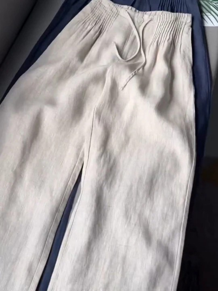 Louvine | Pantalon large en matériau haut de gamme