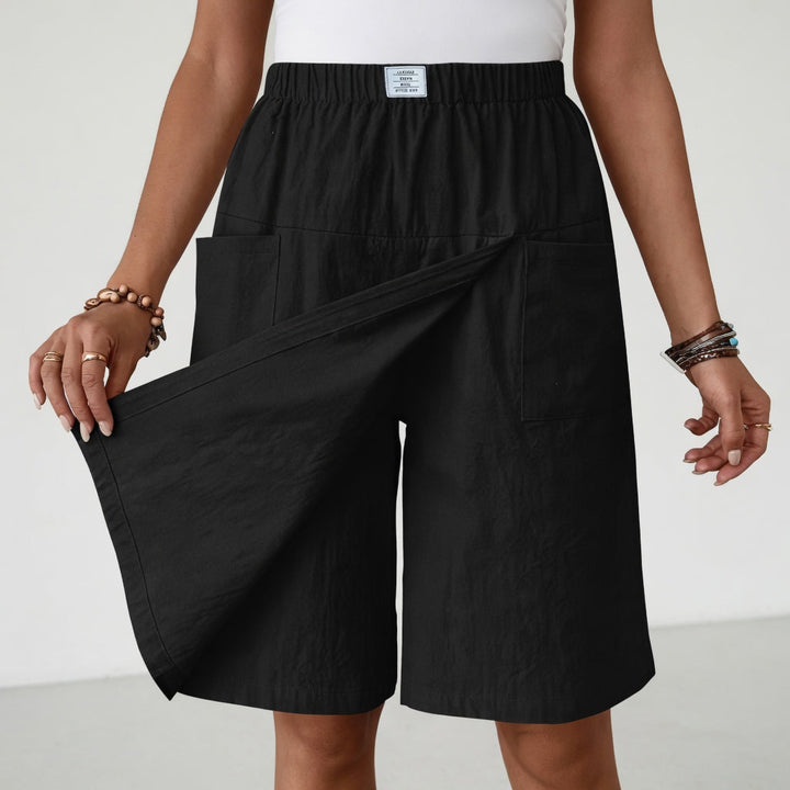 Louvine | Skort taille élastique poches