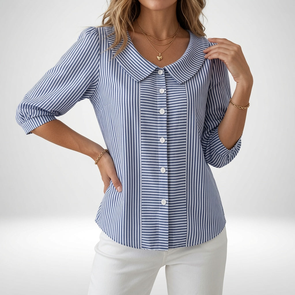 Louvine | Blouse à manches bouffantes