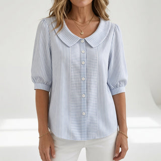 Louvine | Blouse à manches bouffantes