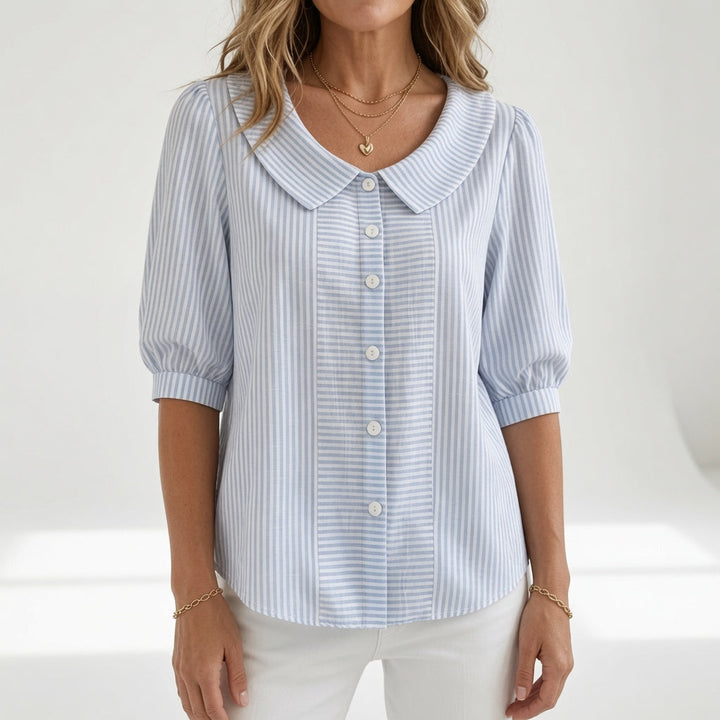 Louvine | Blouse à manches bouffantes