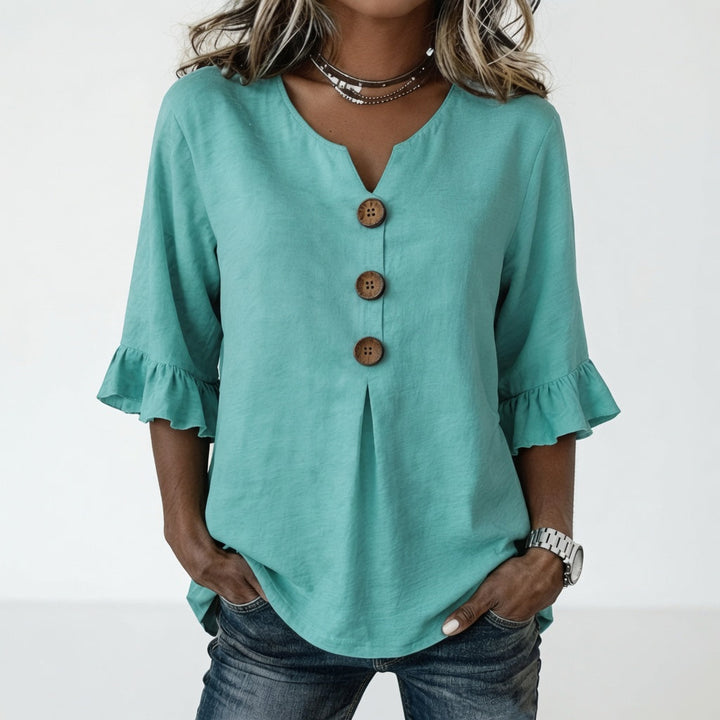 Louvine | Blouse col V boutons