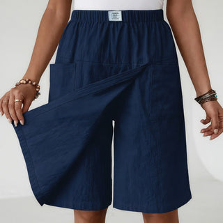 Louvine | Skort taille élastique poches