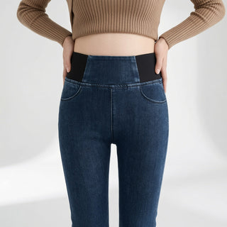 Louvine | Jean sculptant taille haute