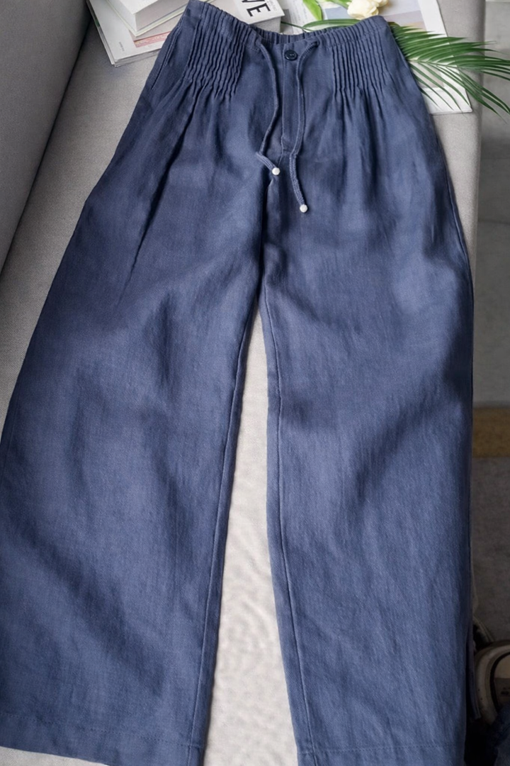 Louvine | Pantalon large en matériau haut de gamme