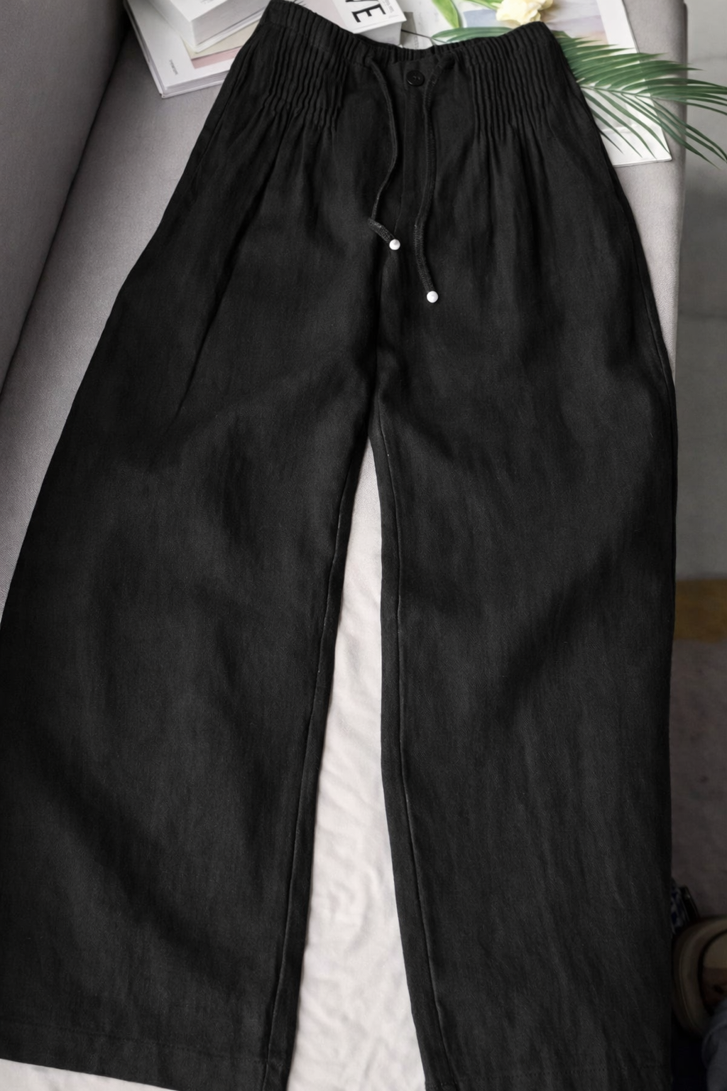 Louvine | Pantalon large en matériau haut de gamme