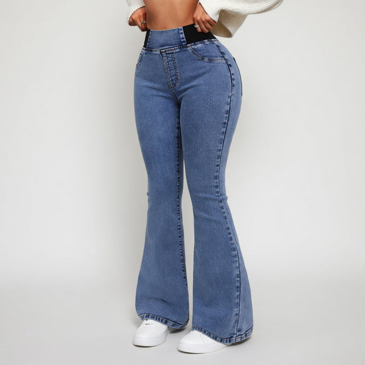 Louvine | Jean flare taille haute