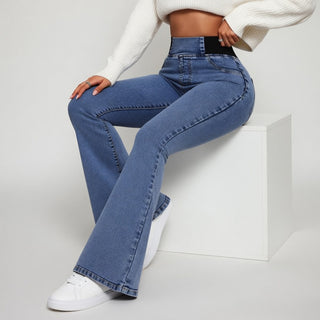 Louvine | Jean flare taille haute