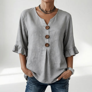 Louvine | Blouse col V boutons