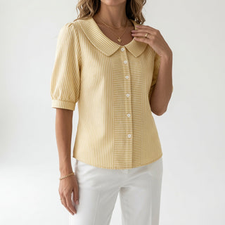 Louvine | Blouse à manches bouffantes