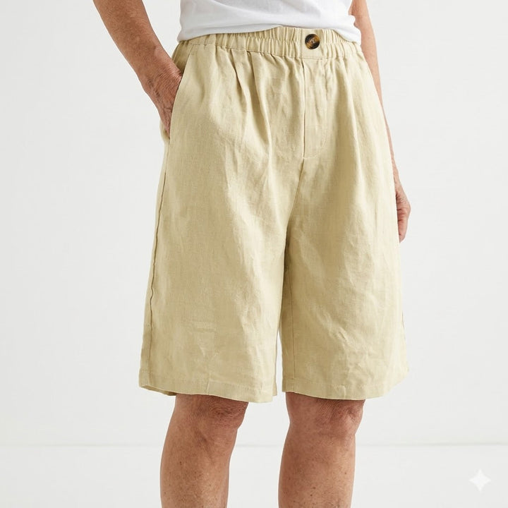 Louvine | Short large taille élastique