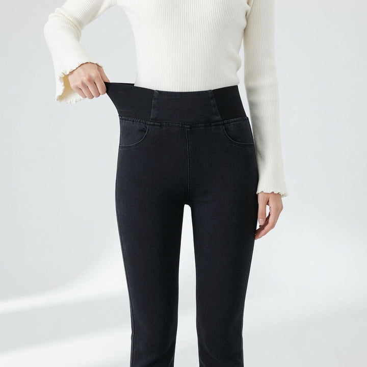 Louvine | Jean sculptant taille haute