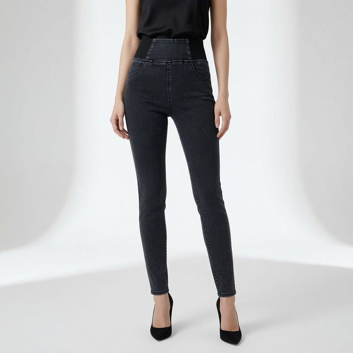 Louvine | Jean sculptant taille haute