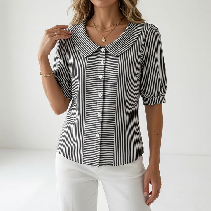 Louvine | Blouse à manches bouffantes
