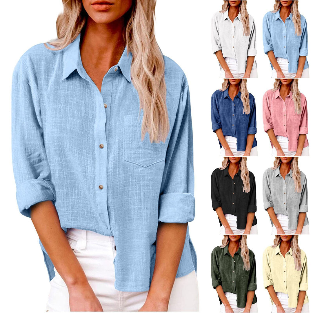 Louvine | Blouse en matériau haut de gamme élégante au style intemporel