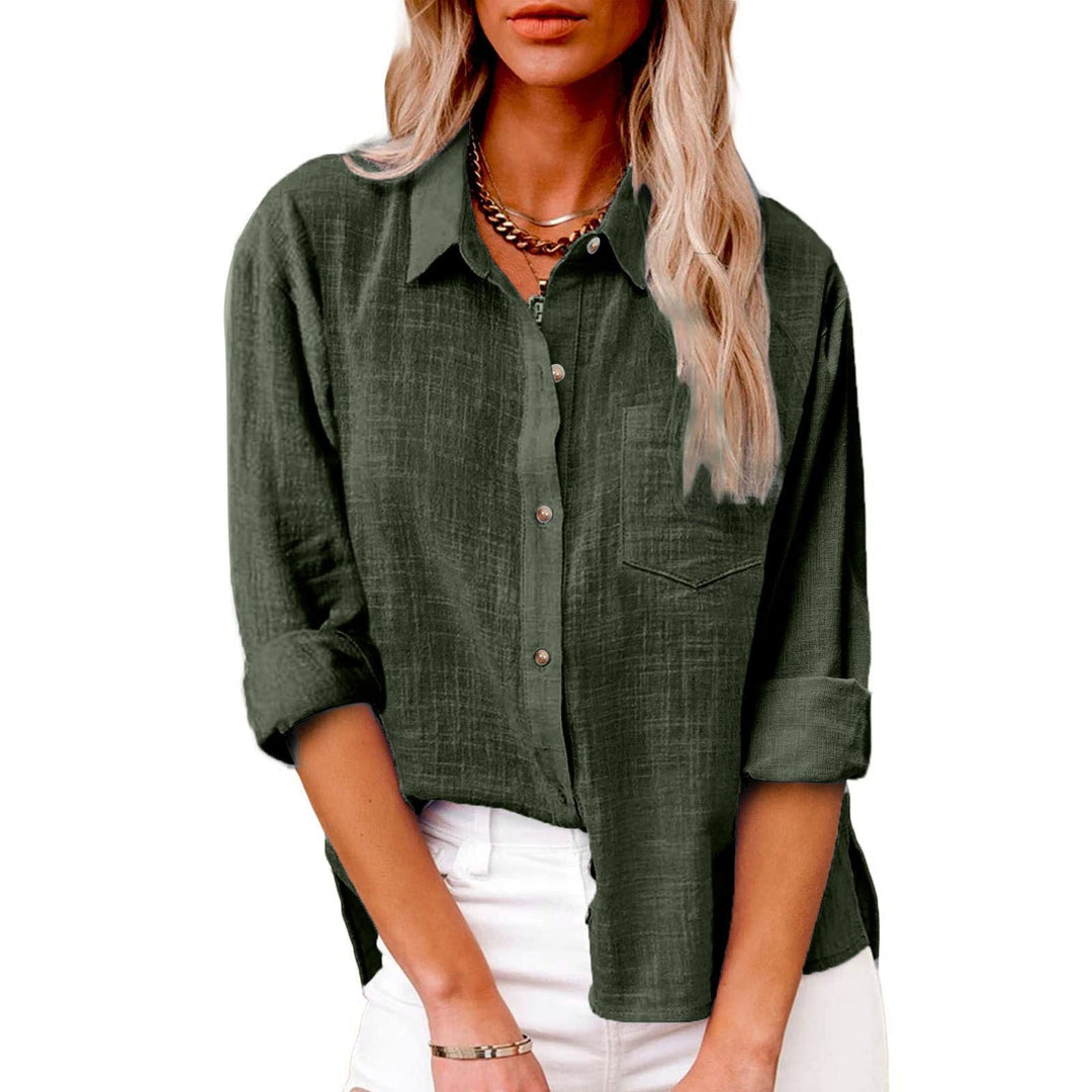 Louvine | Blouse en matériau haut de gamme élégante au style intemporel