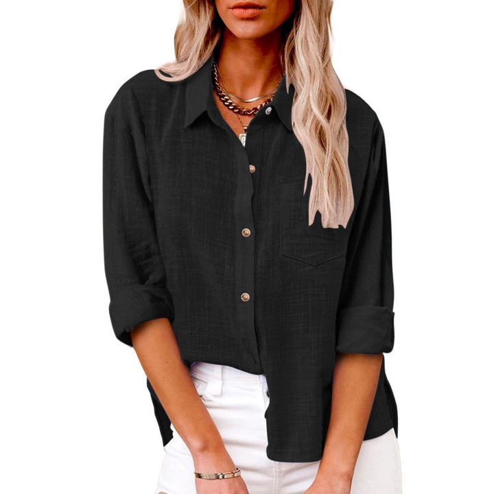 Louvine | Blouse en matériau haut de gamme élégante au style intemporel