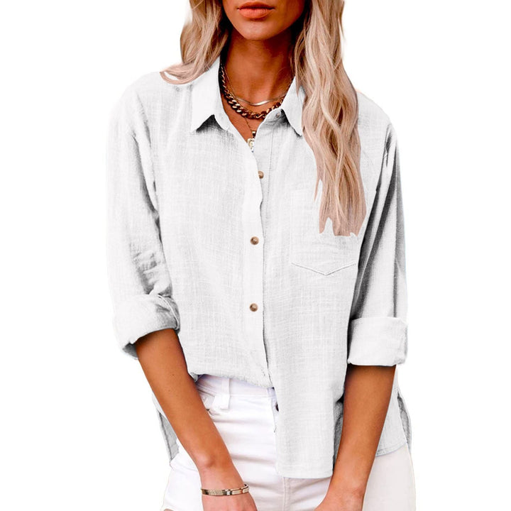 Louvine | Blouse en matériau haut de gamme élégante au style intemporel