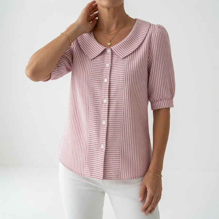 Louvine | Blouse à manches bouffantes