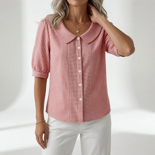 Louvine | Blouse à manches bouffantes