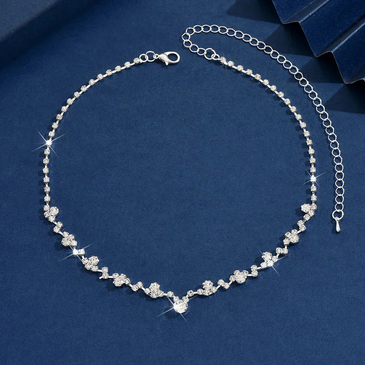 Collier de Mariage Élégant en Diamant