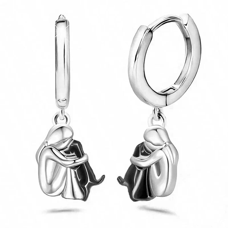 Ginny™ – Boucles d’oreilles icône chien (fermeture ronde)
