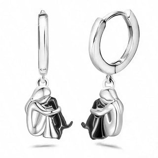 Ginny™ – Boucles d’oreilles icône chien (fermeture ronde)