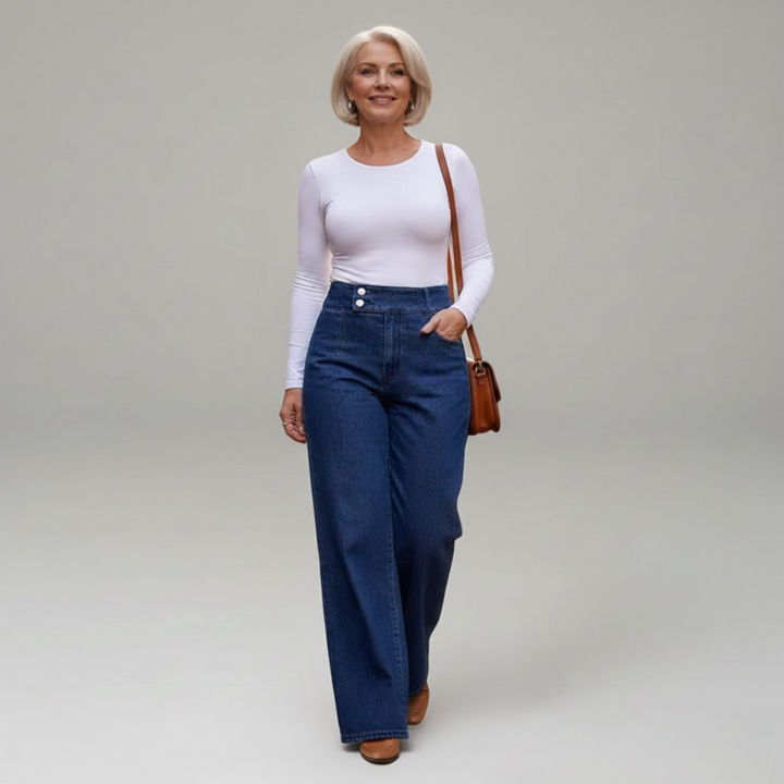 Louvine | Jean taille haute