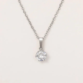 Collier Pendentif Classique en Zirconium